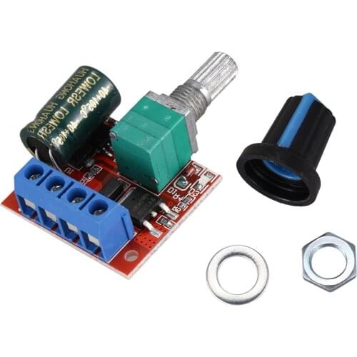 New Pack of 4 DC5-35V 5A PWM DC Motor Speed Controller LED Light Dimmer Switch 10KHz