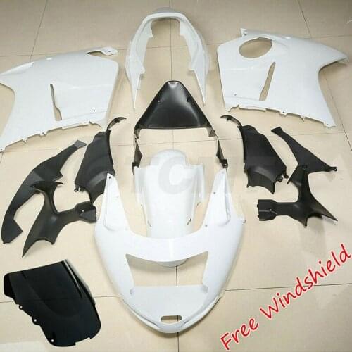 Motorcycle Unpainted White INJECTION ABS Fairing Bodywork Kit For Honda CBR1100XX 1996-2007