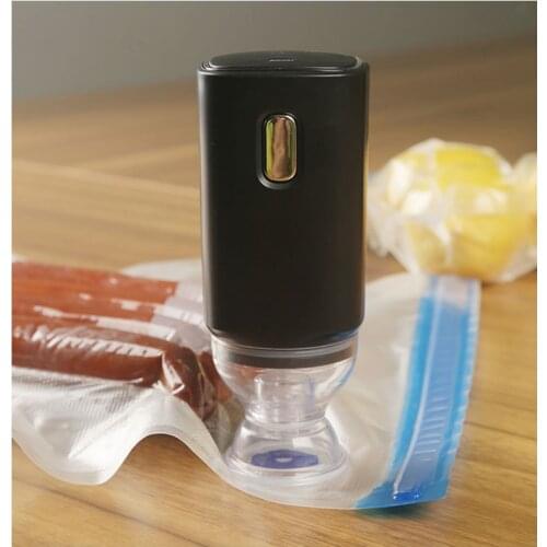 Handheld Compression Bag Electric Air Pump Portable USB Charge Wholesale Home Vacuum Food Snacks Saver Packaging Kitchen Storage