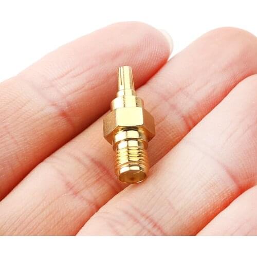 CRC9 Male Plug To SMA Female Jack RF Connector Coaxial Converter Adapter Straight Terminals