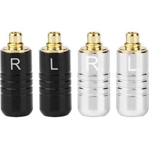 MMCX Pin Earphone Audio Connector Gold Plating DIY Headphone Plug Adapter For Se215 Se315 Se425 Se535 Se846 HIFI Headset Plug