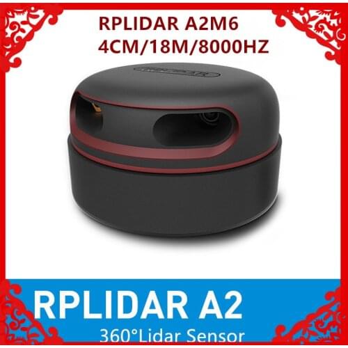 Slamtec RPLIDAR A2M6 360degree scanning 18m Range Radius 4cm Ultra-thin sample rate 8000 times for 3d re-modeling