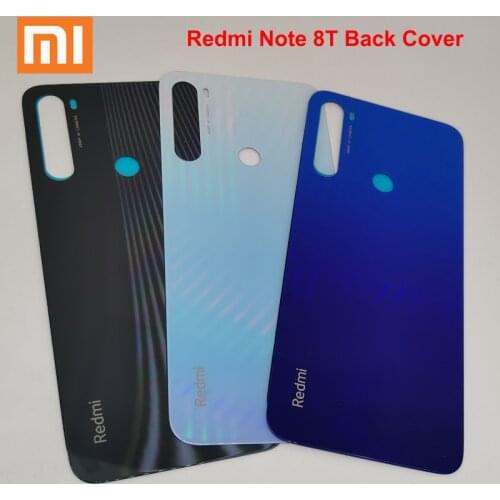 Xiaomi Redmi Note 8T Back Battery Cover Glass Rear Door Housing Cover Replacement For XIAOMI Redmi Note 8T 8 T Note8T Phone Case