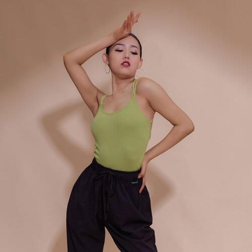 Sexy Latin Dance Wear For Women Backless Latina Dance Clothes Balroom Dance Practice Costume Asult Tango Dance Camisole JL1351