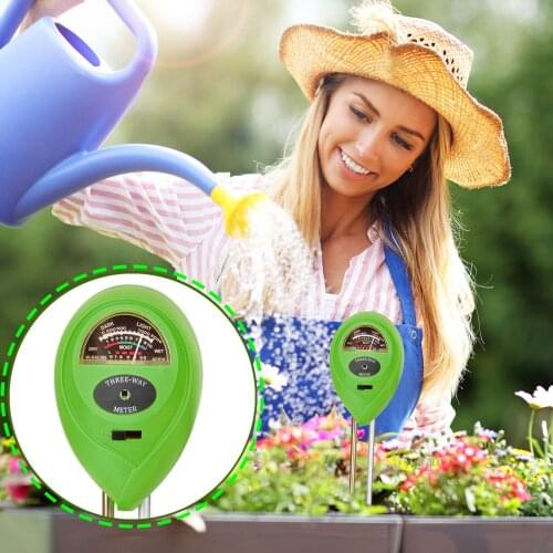3 In1 Ph Tester Water Moisture Light Test Meter Kit For Garden Plant Flower No Need For Batteries Works With House And Garden