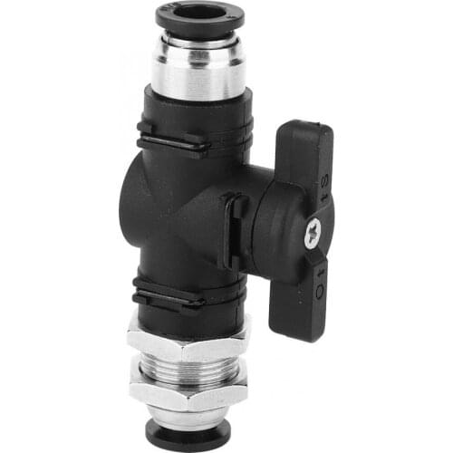 8mm Pneumatic Push Quick Joint Connector Hand Valve Air Valve Switch Tube Fitting Pneumatic Quick Connector