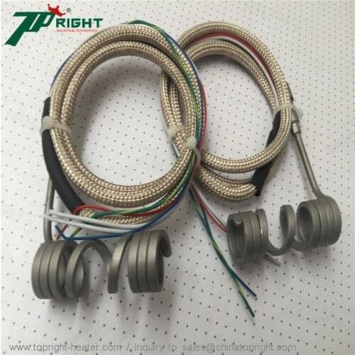 8types 220v spring hot runner coil heating element