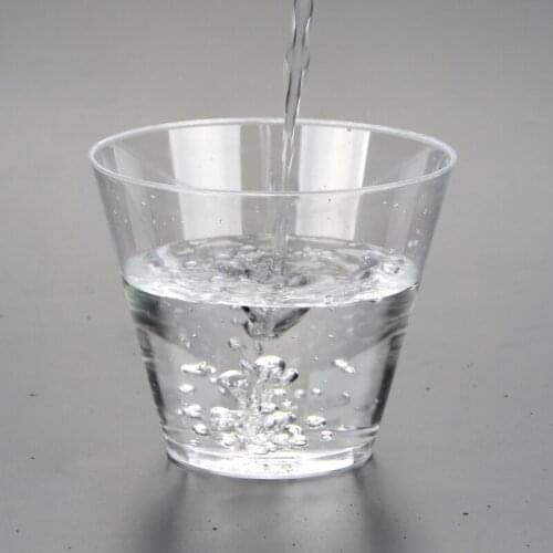 9 OZ 270ml Clear Hard Plastic Cold Drinking Cup Party Cup Disposable Juice Beer Cup Party Supplies 100pcs/lot DEC223