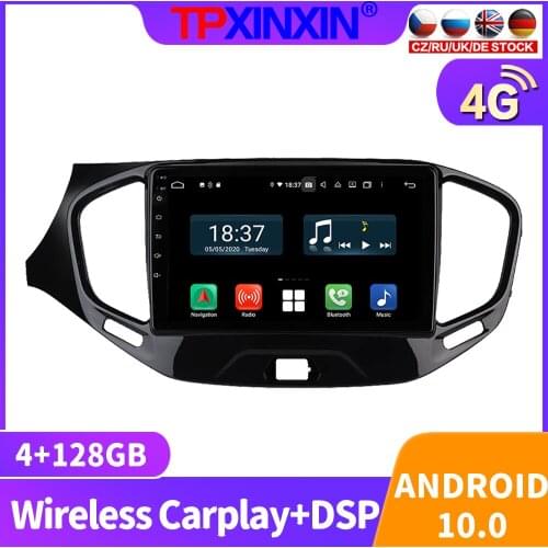 128GB Android 10.0 For Lada VESTA 2015 - 2020 Car Radio Multimedia Video Player Navigation Stereo GPS accessories Auto 2din DVD