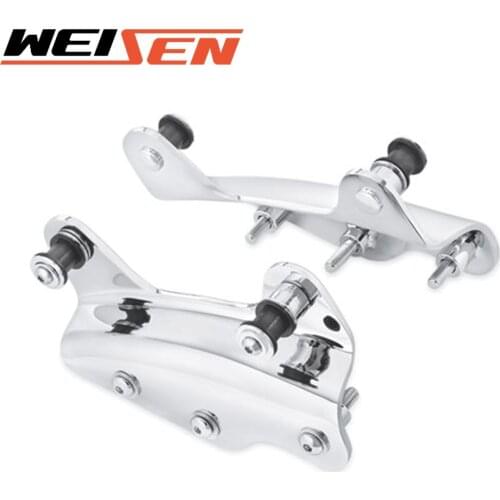 For Harley Touring 2009 2010 2011 2012 2013 - Chrome 4 Point Docking Hardware Kit Motorcyle Accessories