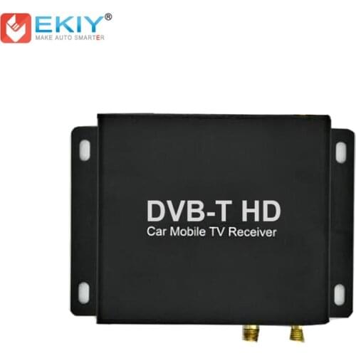 EKIY External DVB-T2 ISDB-T DVB-T for TV function Car DVD TV in Multimedia Support Remote Control DVD Screen Control
