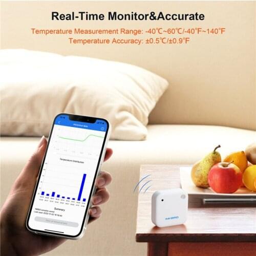 Inkbird IBS-TH2 Indoor Outdoor Use Thermometer Hygrometer Bluetooth-Compatible Temperature Humidity Sensor Data Logger Free App