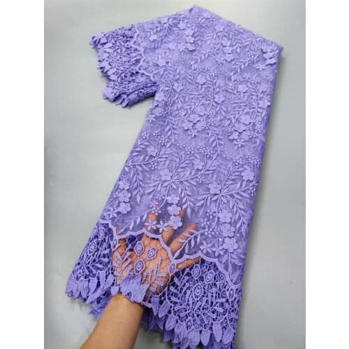 Nigerian Lace Fabric 2021 High Quality Lace Bridal Lace Fabric Luxury Quality Embroidery With Heavy Beaded For Wedding 5yards