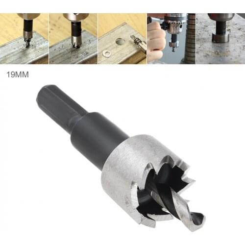 19mm HSS Hole Saw Cutter Drill Bits for Pistol Drills /Bench Drills / Magnetic Drills / Air Gun Drills
