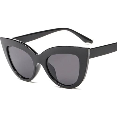 Fashion Women Sunglasses Cat Eye Men Sun Glasses Vintage PC Frame Eyeglasses Female Oculos Feminino UV400 Trend Eyewear