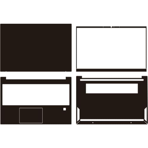 Carbon fiber Laptop Sticker Skin Decal Cover Protector for HP 15-eg0010TX 15.6"