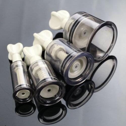 New Manual Twist Up Nipple Clitoris Vacumm Suction Nipple Bondage Pump Nipple Pussy Stimulator Teaser Sucker Pump BDSM Sex Toy