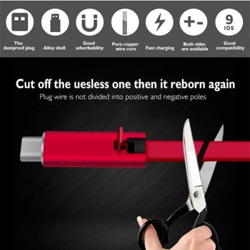 Recycling Renewable Charger Cable Repairable USB Data Cable Sync Charging Cord 4A Fast Charging Adapter Cord for IOS TypeC Micro