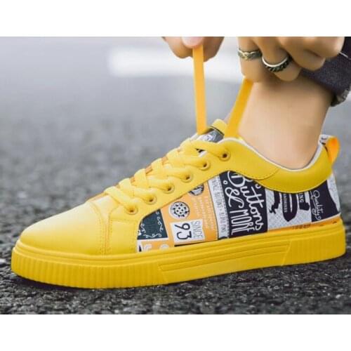 Men Casual Canvas Shoes Fashion Print Sneakers Light Comfortable Shoes Mens Flats Slip Casual