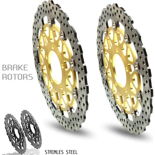 CNC Motorcycle Front Floating Brake Disc Rotor & Rear Brake Disc Rotor For KAWASAKI ZX-14R ZZR1400 GTR1400 2006 2007-2014