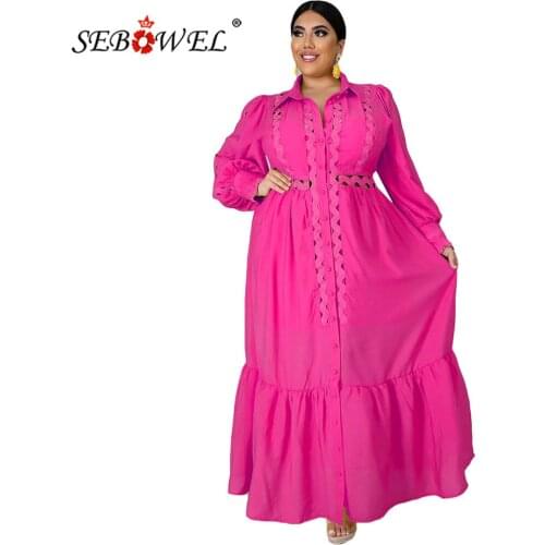 SEBOWEL Fashionable Shirt Dresses