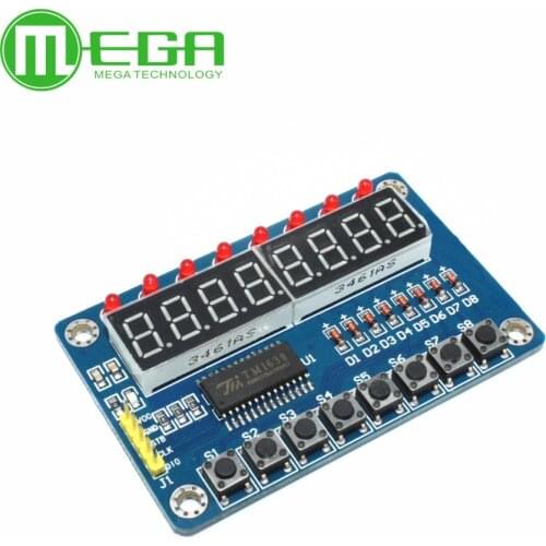10pcs New Key Display For AVR New 8-Bit Digital LED Tube 8-Bit TM1638 Module
