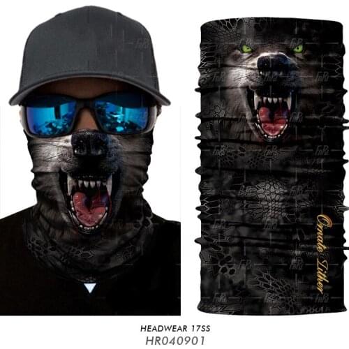 3D Skull Seamless Bandana Scarf Braga Cuello Punisher Face Mask Outdoors Military Army Balaclava Bufanda Hombre Bicycle WomenMen