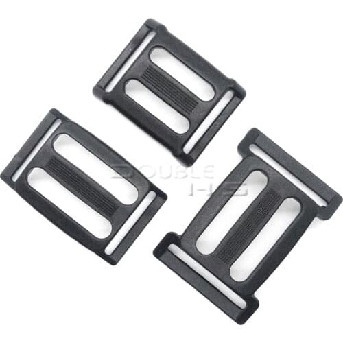 500pcs/lot Plastic Multi-function Tri-Glide Slider Adjust Arched Buckle for Ourdoor Backpack Bags Webbing