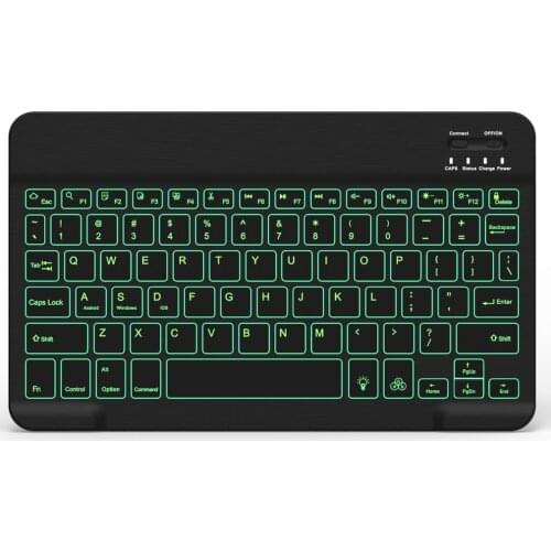Wireless Mini Luminous Keyboard With Gap And Character Light Transmission High Efficiency And Energy Saving