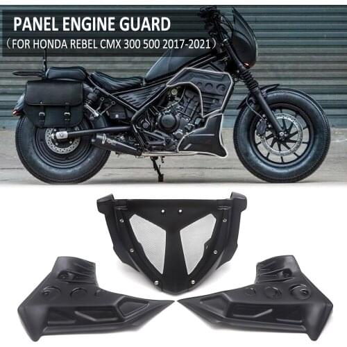 Motorcycle Side Cover Cowl Fairing Belly Pan Fender Under Body Frame Covers For Honda Rebel CMX 300 500 CMX300 CMX500 2017-2021