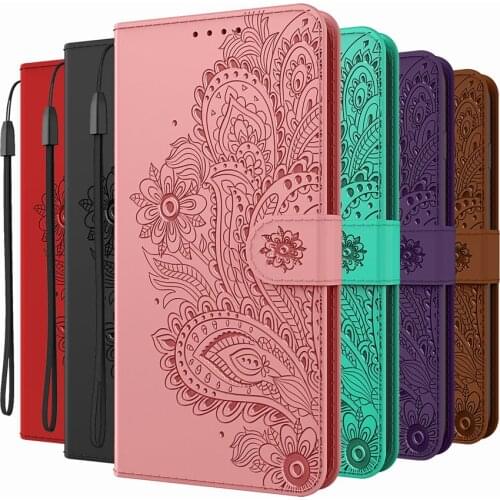 Phoenix Pattern Phone Shell For Redmi 8A 9A Note 8 8T 9S 9 Pro Max Redmi 10X 4G Floral Girls Wallet Case Cover For Sony L3 O24F