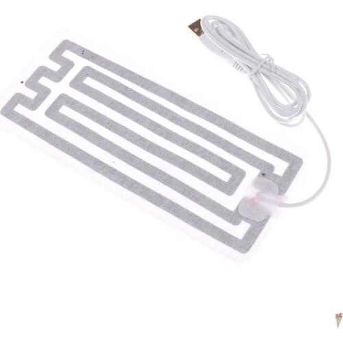 Home Winter Heating Insoles Keep Warm Pads for Men Women Shoes USB Heating Element Film Heater Heated Insoles 8*18CM