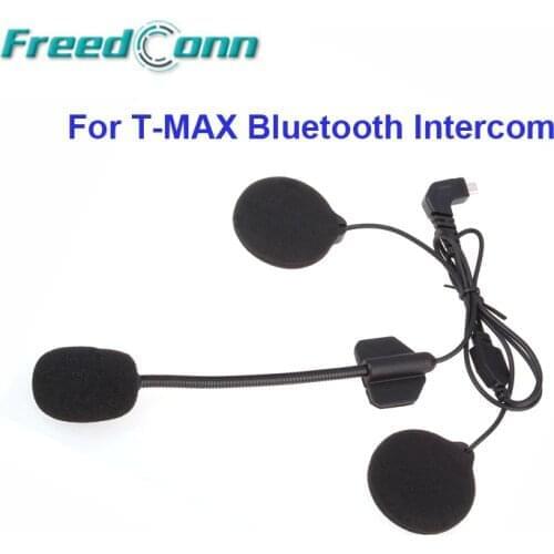 FreedConn T-MAX Hard Wire Earphone & Speaker Cable for Motorcycle Open face/ Half Face Helmet Bluetooth Intercom Headset