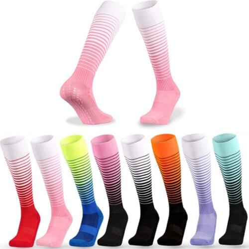 Adult Professional Non-slip Soccer Socks Breathable Knee High Sports Football Jogging Basketball Long Stocking Compression Sock