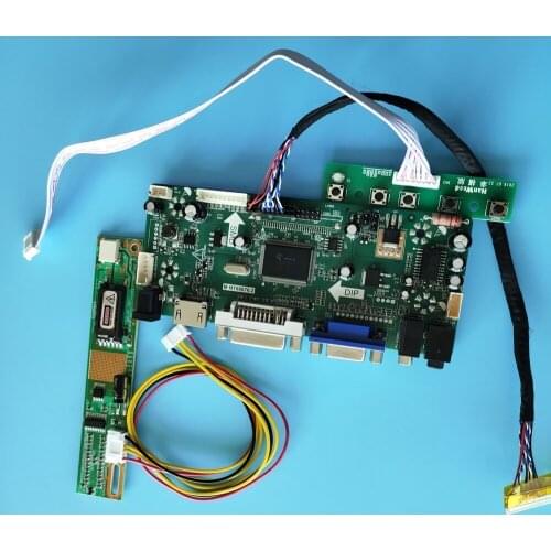 Kit for LP154WX5-TLA1/LP154WX5-TLA2 HDMI+DVI+VGA LCD Audio Controller Board 30pin 1280x800 moitor M.NT68676 Display panel 15.4"