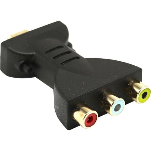 Mini Composite 1080P HDMI to RCA Video Audio AV Adapter Component Converter For HDTV DVD Projector Red White And Yellow Adapter