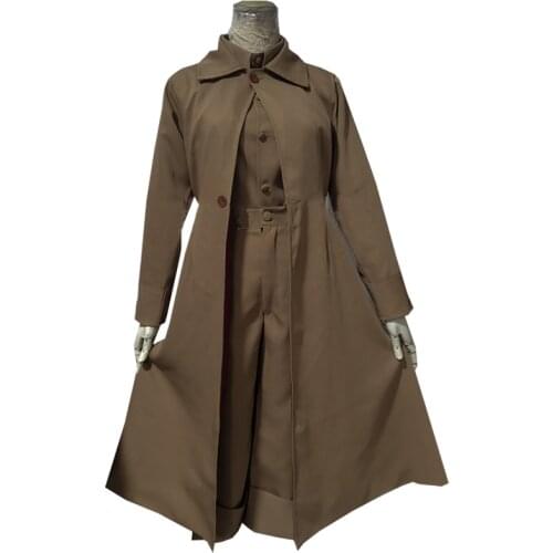 Mono Cosplay Costume Unisex Adult Coat Top Pants Game Uniforms Halloween Carnival Nightmare Costume Custom Made