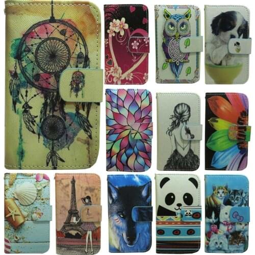Dream Catcher Butterfly Girl Flower Tiger Dog Ladybug Wolf Wallet Flip Case Cover For Samsung Galaxy Xcover 3 4 4S Alpha G850F