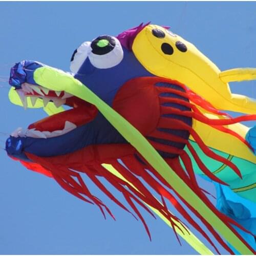 Flying dragon soft kite pendant large huge inflatable kite line laundry for audlts free shipping
