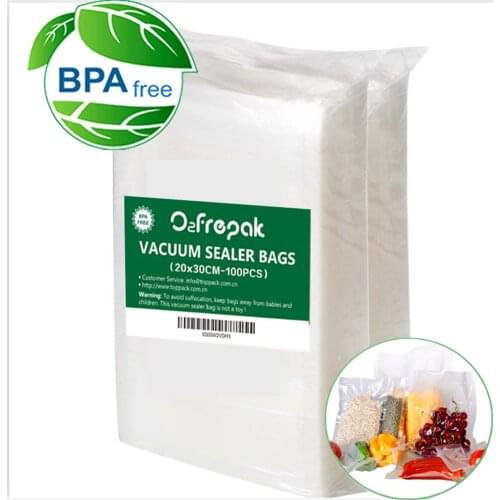 Vacuum Sealer Bags 200 Pack 6 inch x 10 Inch for Food Saver BPA Free Sous Vide Bags