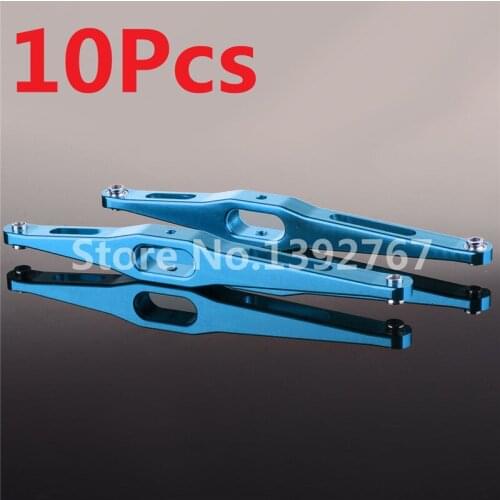 10Pcs RC Car Alum Rear Lower Suspension Arm K949-008 For 1/10 Scale Models Remote Control Car WLtoys K949 CLIMBING Crawler Truck