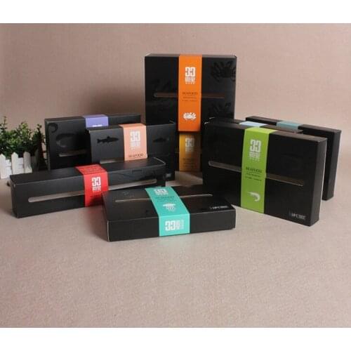 Sale high quality factory customized white luxury paper folding packaging box with silk ribbon bow tie ---DH10171