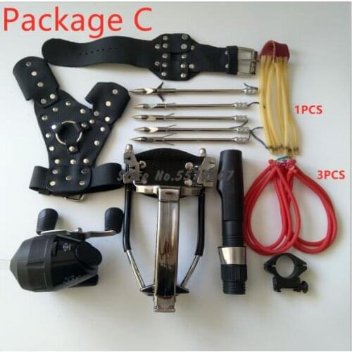 Diy Slingshot Catapult Wristband Hand Guard Rubber Band Reel Sling Shot Outdoor Shooting Fishing Sling Shot Catapult