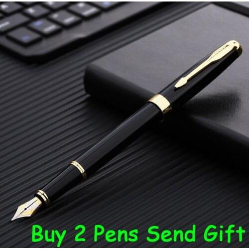 Classic Design Hero 1502 Brand Sonnet Full Metal Ink Fountain Pen Luxury Business Men Signature Pen Buy 2 Pens Send Gift