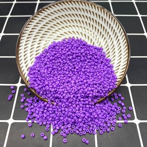 New 2 3 4mm Size Glass With Seed Spacer beads Jewelry Making Fitting Light Purple