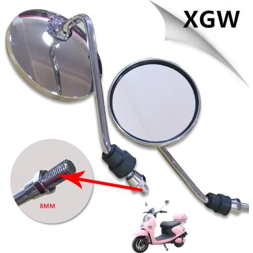 8mm/10mm rear-view mirror for electric motorcycle,safety mirrors for motorbike/electric scooter/motorcycle with free shipping