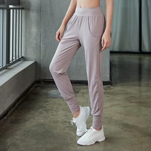 Women Yoga Pant Loose Elastic Quickly Dry Sweatpant Jogger Exercise Running Workout Casual Sport Pant Trousers Sportswear