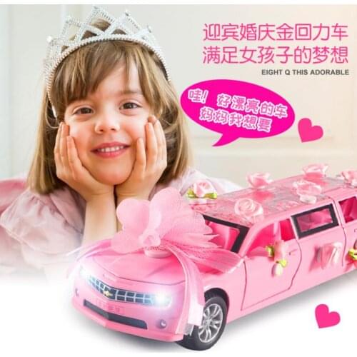 1/32 Diecasts & Toy Vehicles Wedding car extended Chevrolet Camaro Car Model Collection Car Toys For Children Gift