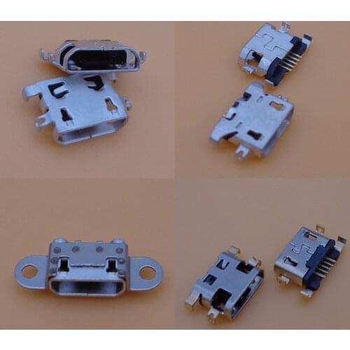 2pcs Micro USB DC Jack Dock Connector power Tail Charging Charger port socket female plug For Infinix Zero 3 X552 / 4 Plus X602