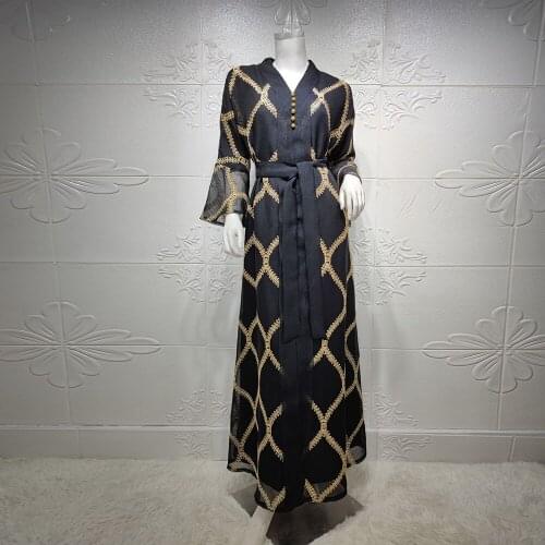 Kaftan Abaya Dubai Turkish African Dresses Women Islam Muslim Dress Caftan Marocain Djellaba Robe Longue Femme Musulmane wy87